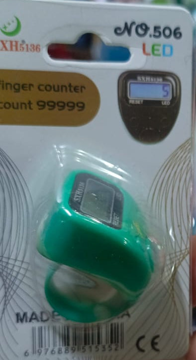 New Digital  Finger Tally Counter Tasbih (Random Color)