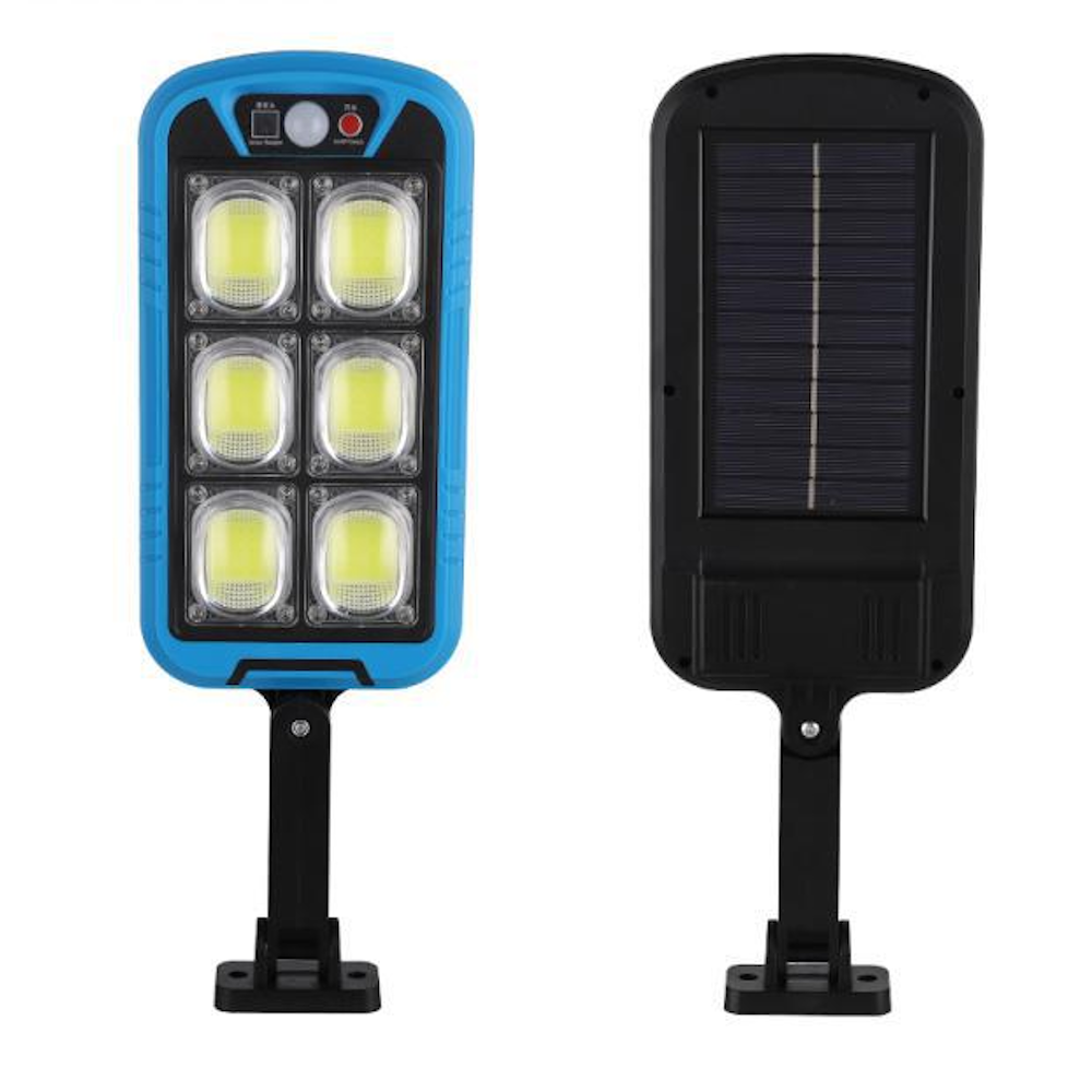 Solar Street COB Light With Sensor ZB-150B | Motion Sensor Security Streetlights for Parking Lot - Remote Control (Random color)