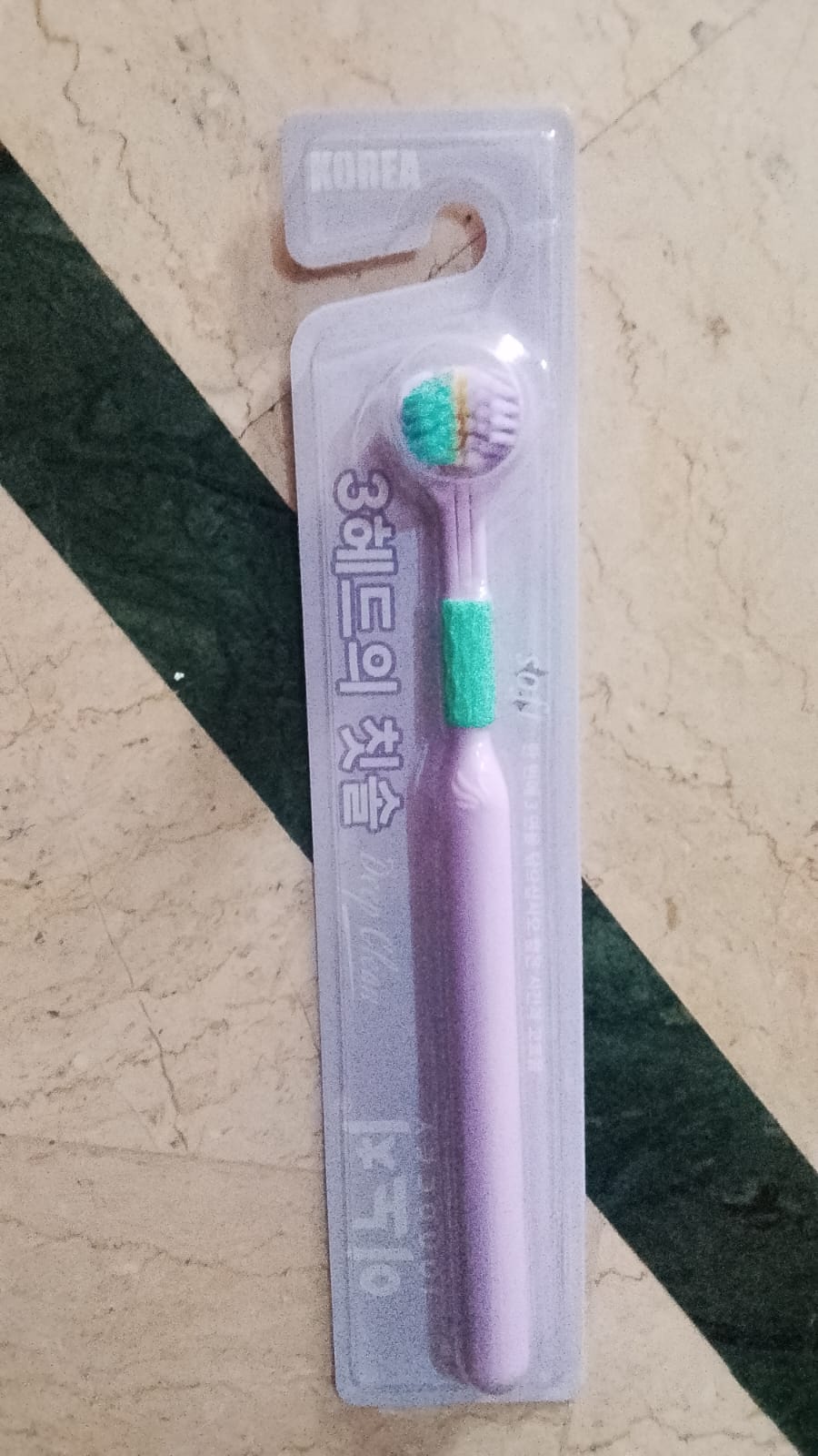 Three-Sided Soft Hair Toothbrush | Wrap-Around Deep Cleaning Manual Toothbrush for Adults & Children (Random Color, 1 Pc)