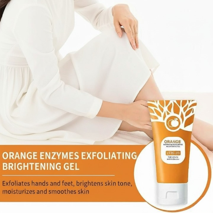 Orange Enzyme Exploiting Gel – Brightening, Exfoliating & Nourishing Citrus Skincare for Radiant, Healthy, Glowing Complexion Every Day 100g