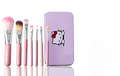 07 PCs Kitty Style Brushes  Makeup Brush Set | Complete Brush Kit for Professional and Beginner (Pink Color)