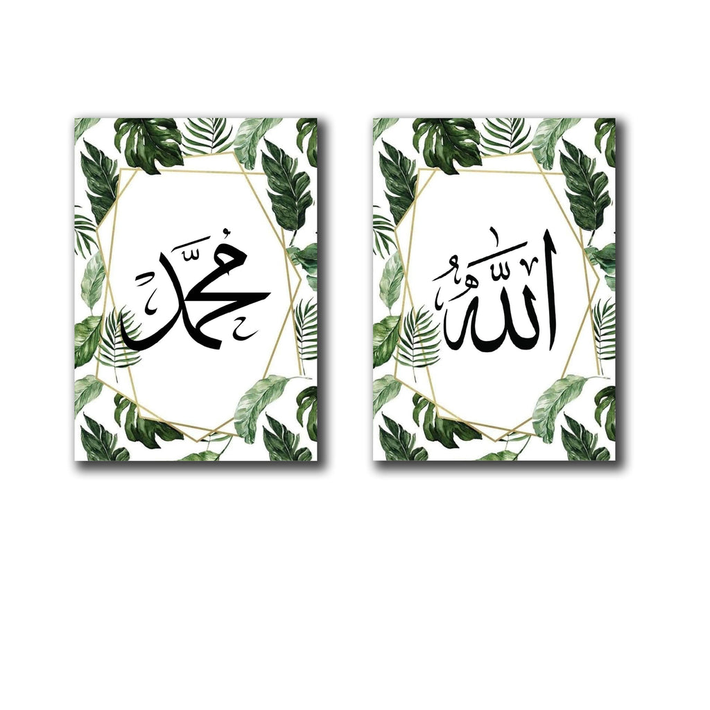 Set of 2 Premium Wall Art Photo Tiles – Modern Home Decor Sets 8x11