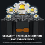 5 LED Headlamp Rechargeable Powerful Head Lamp with Built-in Battery Outdoor Camping Headlight Head Flashlight Head Light