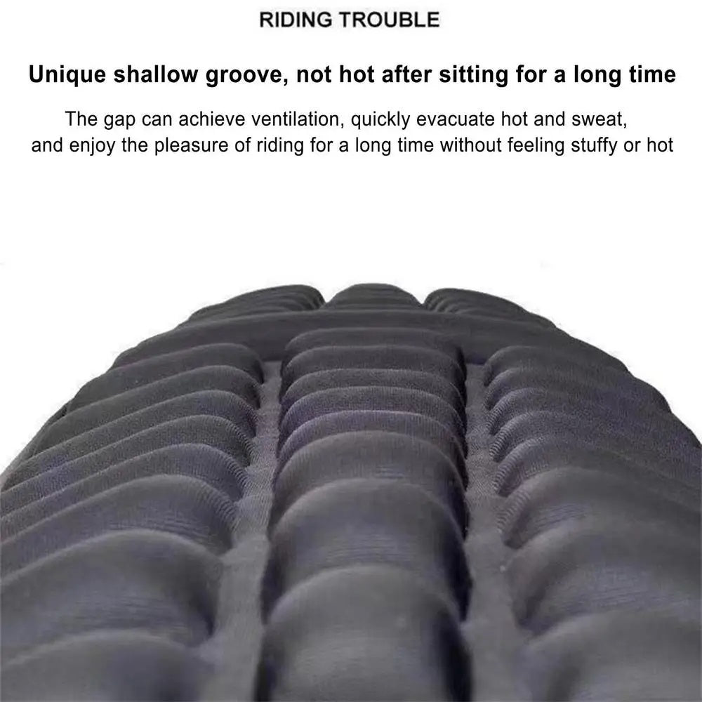 Motorcycle 3D Breathable Non-Slip Seat Cushion Pad – Pain Relief Comfort Cover for CD 70, CD 100, GS 150, GR 150, YBR and Similar Bike Seats