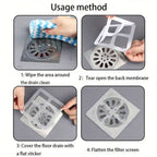 (Pack Of 10) Multifunctional Net Sticker Drainer Net For Bathroom – Kitchen Etc | Window Screen Repair Patches For Door Window