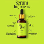 Lily Glow Acne Fight Serum – For Oily & Dry Skin, Acne Marks, Pimples & Face Whitening (30ml)