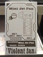 Mini Jet Fan Brushless Powerful Violent Fan Compact Portable Design