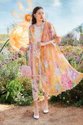 Luxury Multi Floral Embroidered Lawn 3 Piece Unstitched Suit with Chiffon Dupatta – Summer Collection