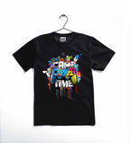 Game Time Printed Kids T Shirt Stylish Casual Comfortable Daily Wear For Boys And Girls