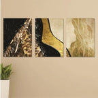 Set of 3 Wooden Photo Tile Wall Art Frames (8×11 Inches) – Premium MDF Spiritual Wall Décor with Easy Stick Back