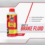 THREE GUYS High Grade Brake Fluid DOT 3 – German Engineered | Heavy-Duty, Non-Petroleum Based 200ML , 355 ML & 500 ML
