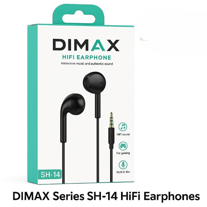 Dimax  Wireless Bluetooth Earbuds with LED Display Charging Case – Deep Bass, Touch Control & Long Battery Life