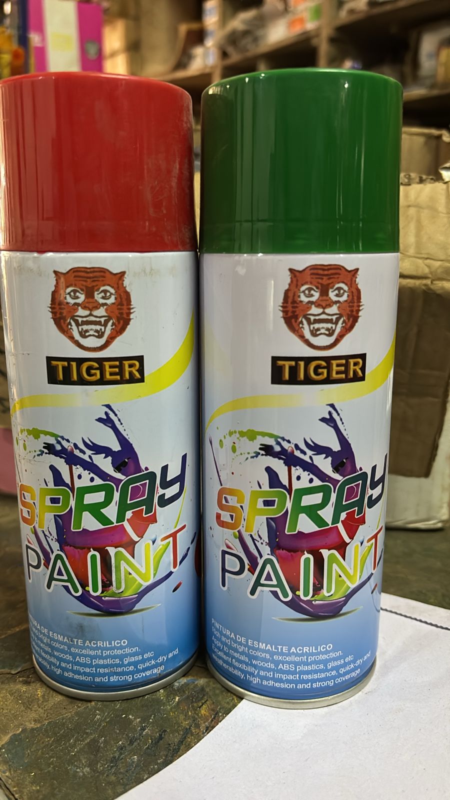 Tiger Spray Paint – Multi-Purpose Fast Drying Spray Paint for Metal, Wood & Plastic