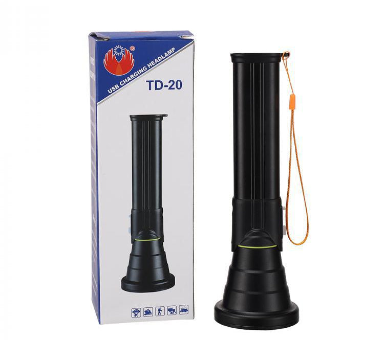 Rechargeable Flashlight | Usb charging headlamp | Waterproof Torch light  TD-20