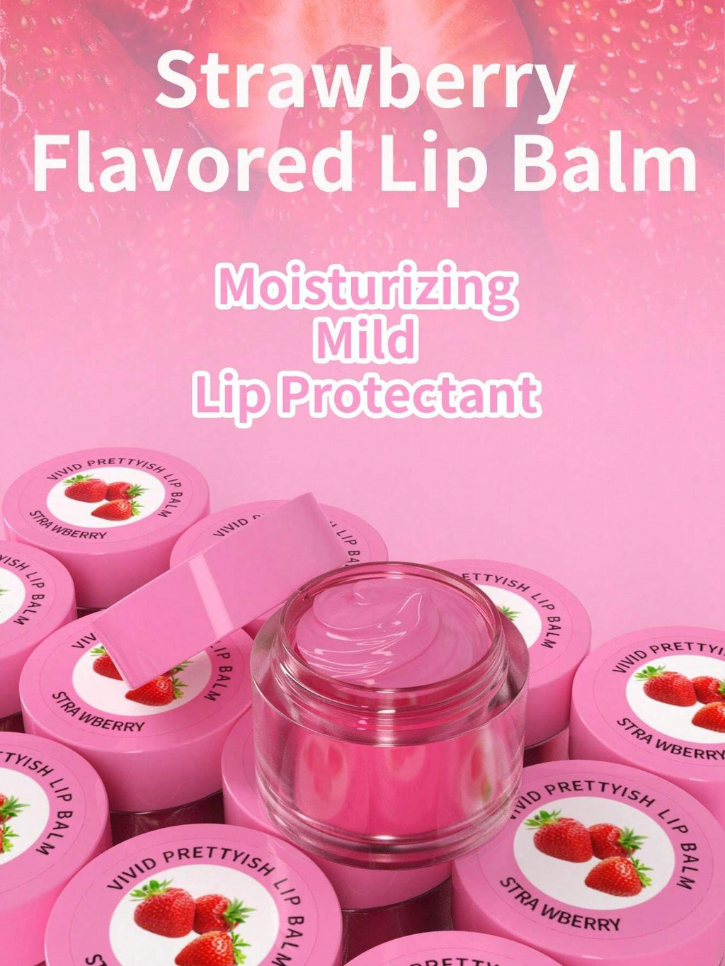 Fruity Delight Lip Balm, Glossy Finish for Soft, Hydrated Lips ( Random Color )