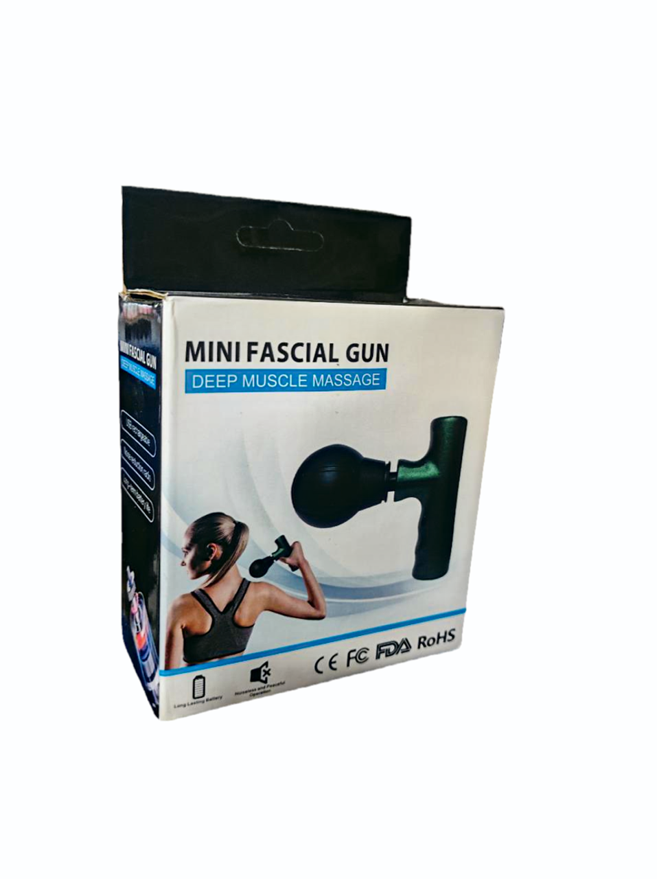 Mini Rechargeable Fascial Gun – Portable Deep Muscle Massager for Pain Relief and Relaxation - Random Color