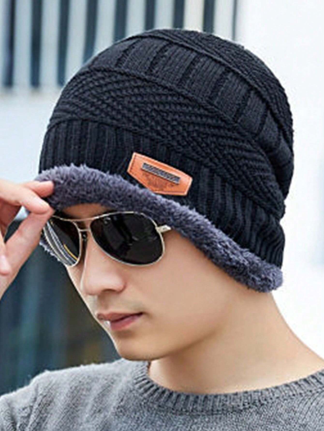 Head &amp; Neck Cap Beanies Combo - woolen winter beanie cap with neck warmer muffler for men and women