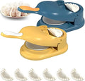 2-in-1 Manual Dumpling Maker & Dough Press Machine | Portable Samosa & Gujiya Mould Tool | Easy Kitchen DIY Pastry Accessory