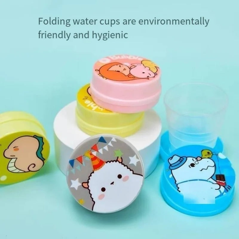 Portable Plastic Magic Glass for Kids – Durable Water Drinking Mug for School, Travel & Everyday Use – Lightweight & Safe Cup (Random Color)