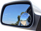 2pcs Round Blind Spot Mirrors – Wide-Angle Lens for Enhanced Rear and Side View Visibility – Convex Mirror for Cars, SUVs, and Trucks – Universal Fit Safety Accessory - Glass Material
