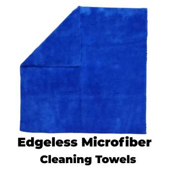 Edgeless Microfiber Cleaning Towels | 40×40 cm | 450 GSM | Ultra Soft & Durable ( Random Colour)