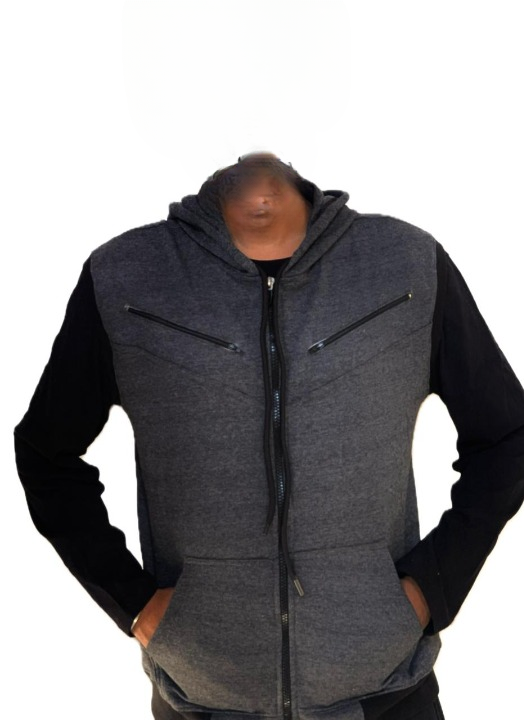 Premium Men's Sleeveless Tech Hoodie Vest | Full-Zip, Jersey Fabric | Ultimate Activewear for Gym, Running, and Layering Comfort