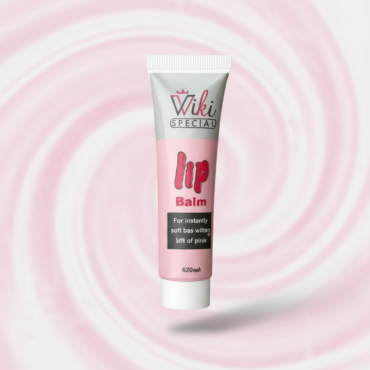 Wiki Special Natural Pink Lip Balm | Hydrating, Nourishing & Long-Lasting Lip Care with Soft Pink Tint for 24-Hour Moisture