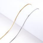 AWT-179 Thin Snake Chain – Elegant Stainless Steel Necklace, Stylish Jewellery Accessory for Women