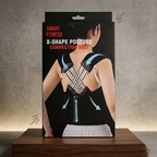 Smart Fitness X-Shape Posture Correction Belt – Back & Shoulder Support for Men & Women