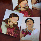 Earrings Eidi Cards – Pack of 27 Mini Festive Cards without Jewellery (Random Designs)
