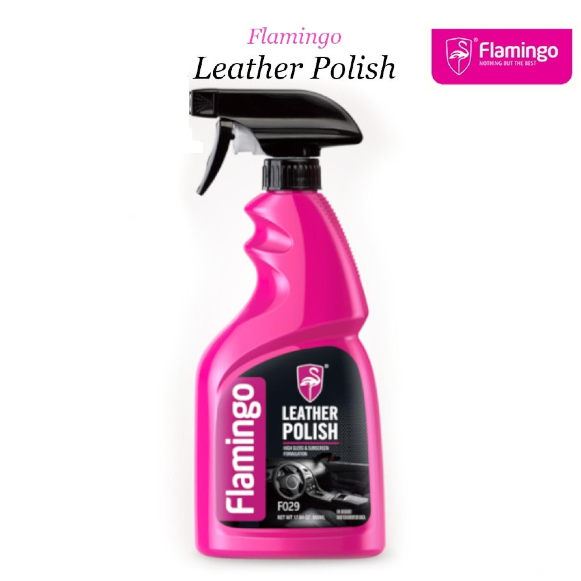 Flamingo Leather Polish 500ML – Premium Shine & Protection for All Leather Surfaces