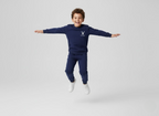 Winter Kids Markhor Printed Tracksuit | Full Sleeves Round Neck T-Shirt & Trouser Set – Warm, Stylish & Comfortable Outfit