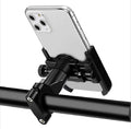 Aluminum Alloy Bike & Motorcycle Handlebar Phone Holder | Universal Mobile Stand Mount Bracket (Metal Body)