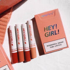 4-in-1 Trending Lipstick Set – Cigarette-Shaped Matte Lipsticks, Long-Lasting, Easy to Apply, Non-Sticky &amp; Fade-Resistant Lip Gloss for Makeup Lovers