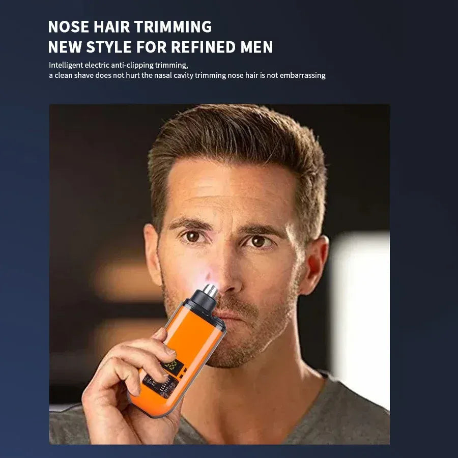 Rechargeable Nose Trimmer Designed For Safe, Quick, And Effortless Hair Removal (Random Color)