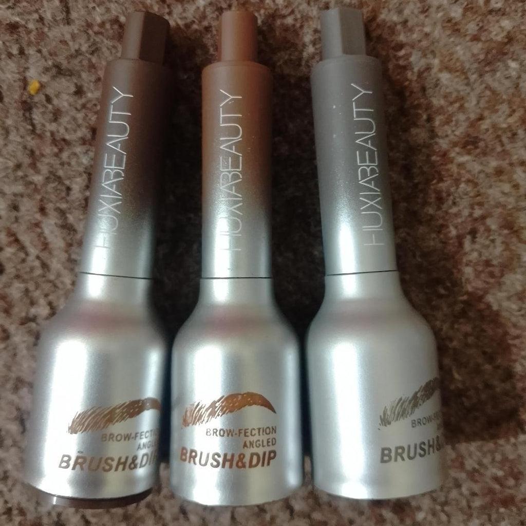 Huxibeauty Brow Fection Angled Brush And Dip Liquid Eyebrow Gel Pen For Daily Makeup Needs