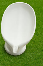 Ceramic Soap Holder with Drain – Elevated Design Bathroom Sink Dish for Bar Soaps