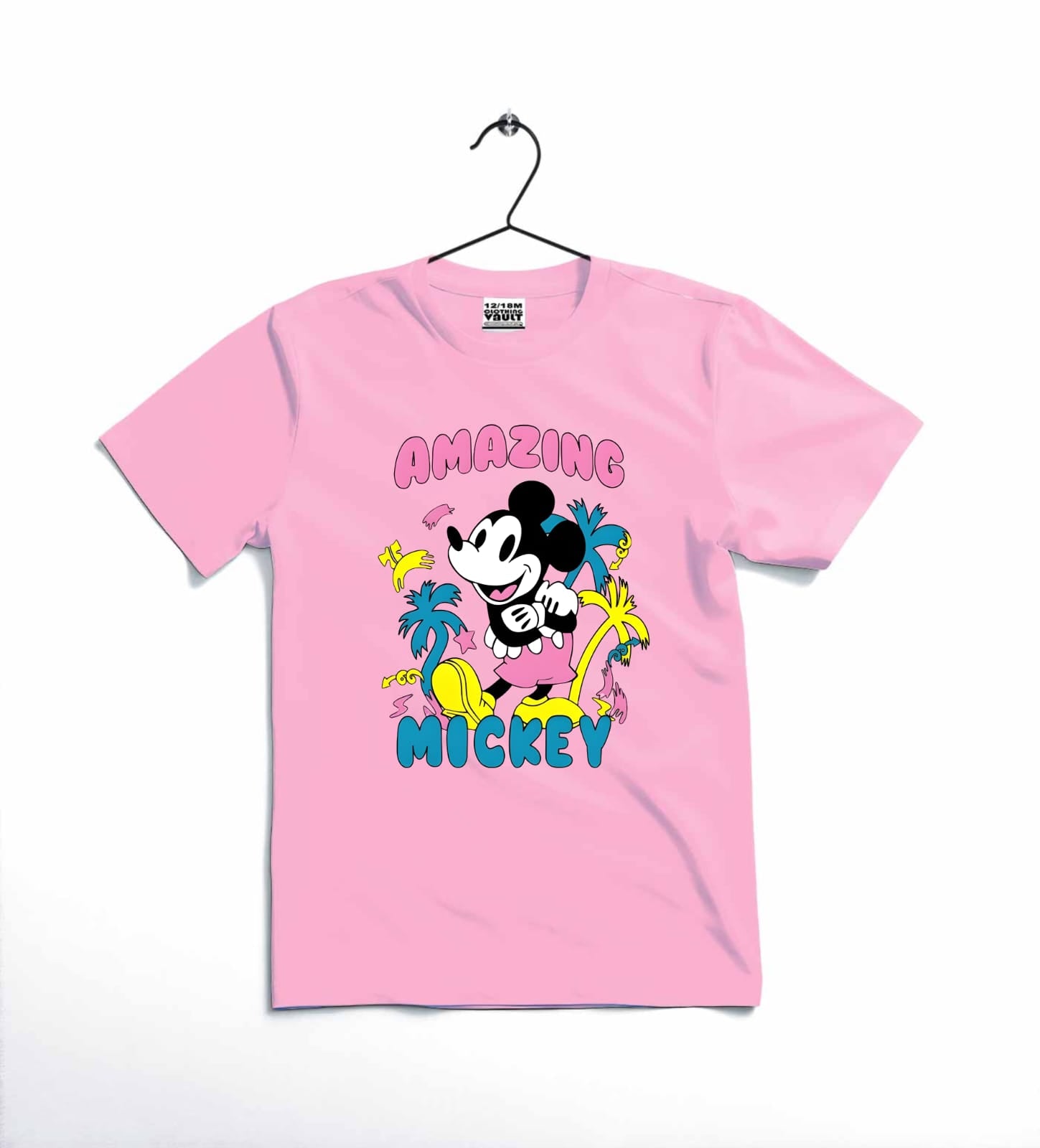 Amazing Mickey Printed T-Shirt for Kids