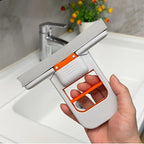 Foldable Desktop Mini Sponge Mop | Portable Wet & Dry Cleaning | Self‑Squeezing Mop for Kitchen, Bathroom, Car & Glass