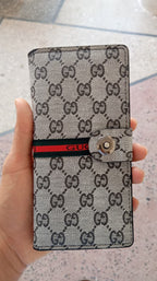 Gucci Long Wallet – Premium Off White & Brown Designer Wallet