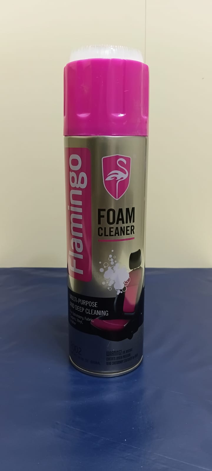 Flamingo Foam Cleaner 650ML – Multi-Purpose Deep Cleaning Spray for Upholstery, Carpets, Leather & Hard Surfaces