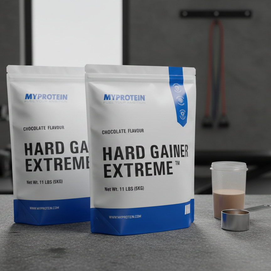 Myprotein Hard Gainer Extreme  – High-Calorie Chocolate Mass Gainer for Rapid Muscle Growth, Strength & Weight Gain Support 11lbs (5kg)