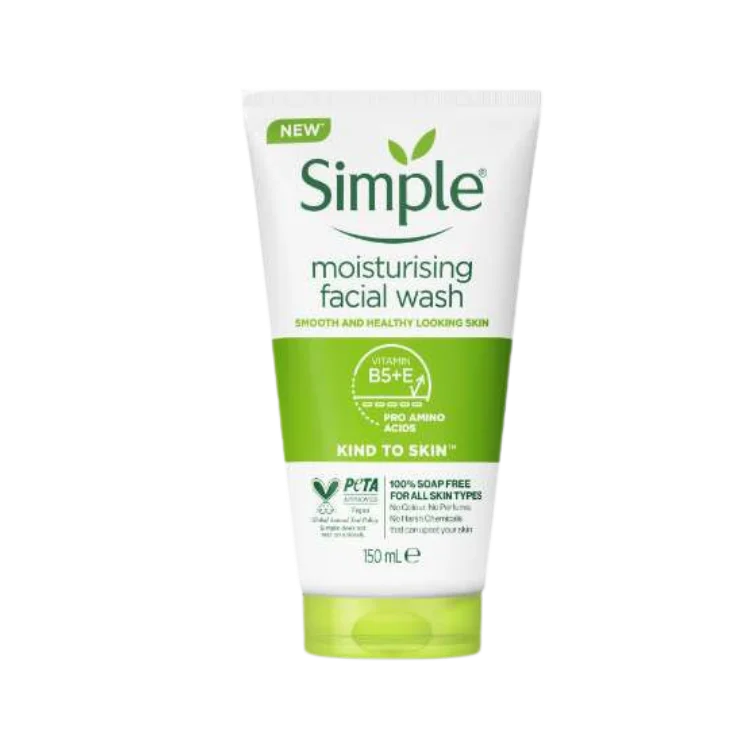 Simple Facial Wash – Hydrating Face Cleanser for Soft, Smooth & Fresh Skin