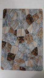 Super Absorbent Non-Slip Bathroom Floor Mat - Quick-Dry Soft Marble Stone Design 23 × 15 inch