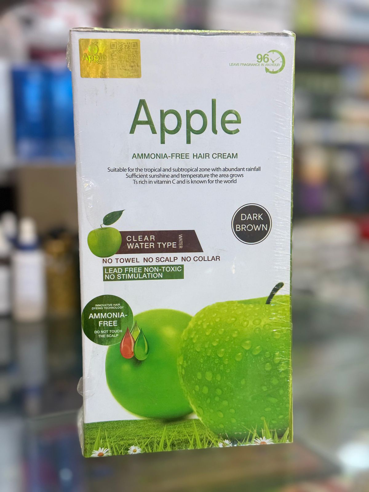 Apple Hair Color Cream Gentle Formula Provides Rich Color Smooth Application Long Lasting Shine Nourishes Hair  - 1000ML