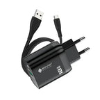 SOVO SG-265 LAZER 30W Super Fast C to C Charger – PD & QC 3.0 Type-C Adapter with Type-C Cable