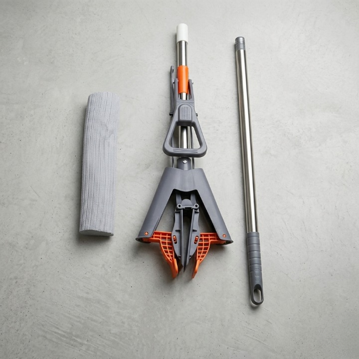 Self-Squeeze Sponge Mop – Hands-Free Floor Cleaning with Highly Absorbent Sponge