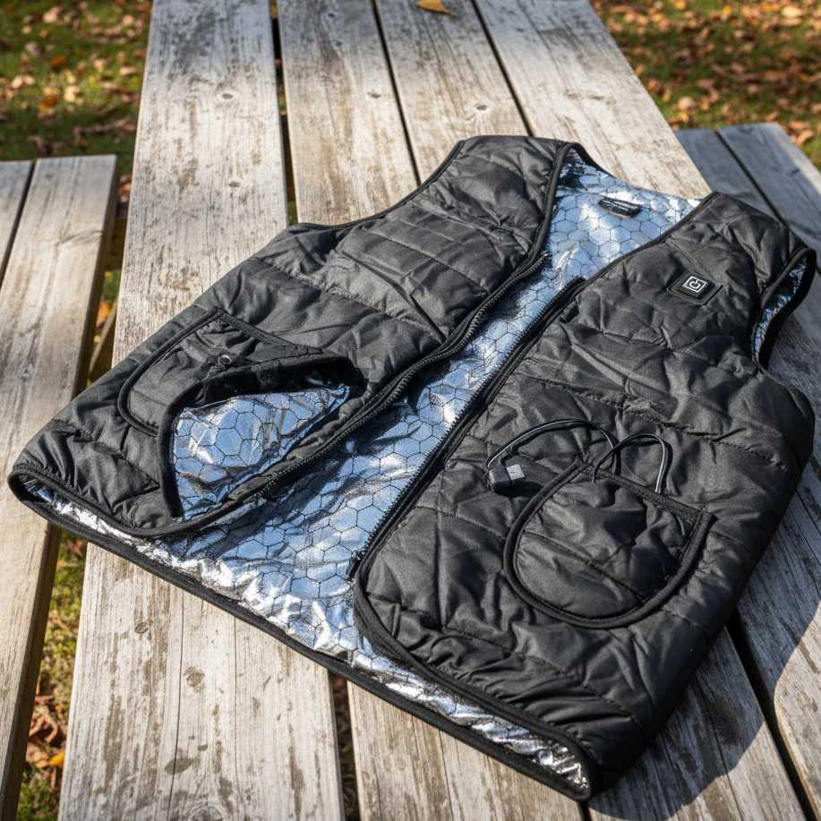Heated Thermostatic Vest Safety USB Charging Heating And Constant Temperature Comfortable Wear