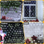 1 PC Wedding LED Net Mesh String Lights- Fairy String Lights With 88 Lights for Wedding Party Décor Outdoor &amp; Indoor Activities
