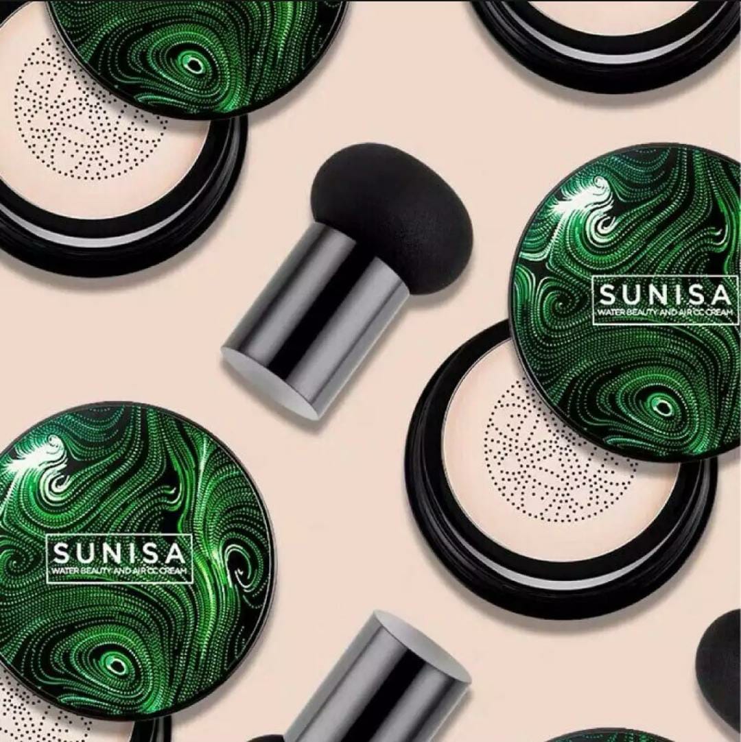 SUNISA Water Light Beauty Cushion CC Cream – Lightweight, Hydrating, and Flawless Coverage for a Radiant Complexion ( 20gm Quantity )